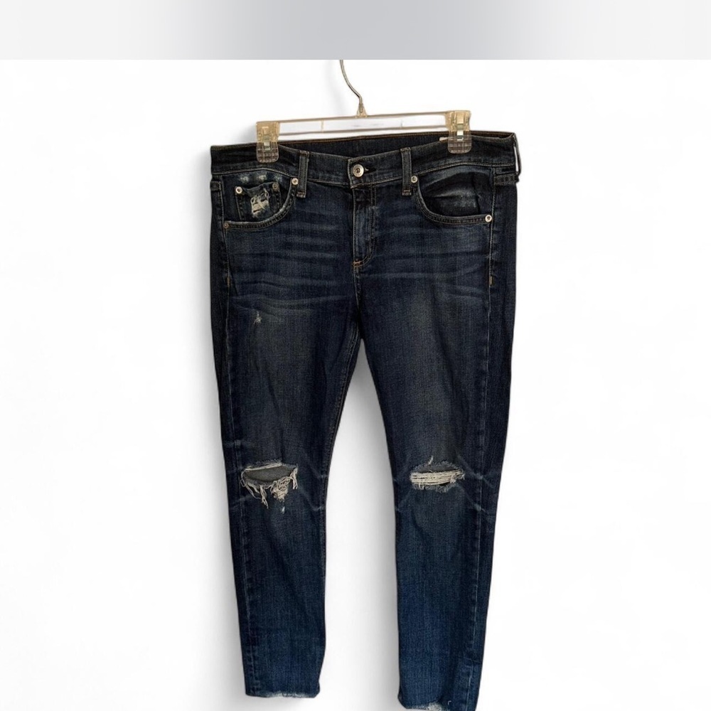 Rag & Bone Midnight Blue Cropped Jeans
